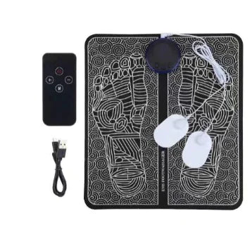 Smart EMS Bio-Electric Foot Massager Mat - Portable Intelligent Muscle Stimulator